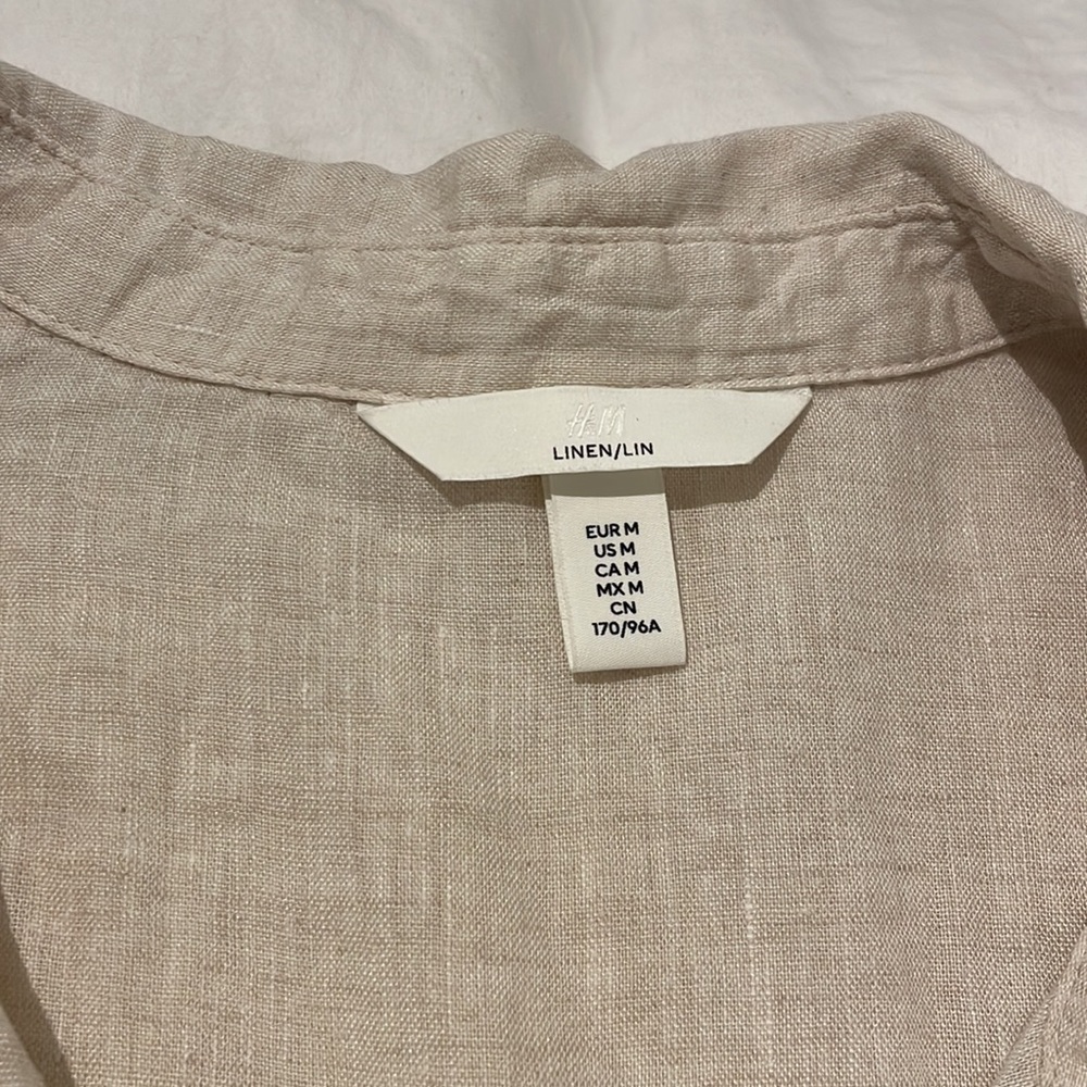 H&M Linen Long-Sleeve - Picture 2 of 2